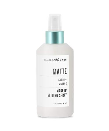 Valjean Labs Matte Makeup Setting Spray | Koalin + Vitamin E | Long-Lasting Wear  Matte Finish | Helps Hydrate and Control Oil | Paraben Free  Cruelty Free  Made in USA (6 oz)