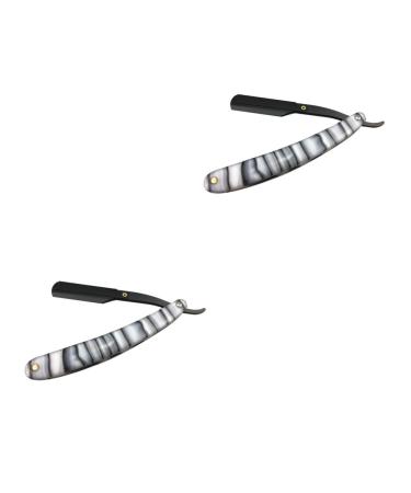 Minkissy 4 pieces of men's razor Razor For Men Men Razing Governor Friseur Razing Handwell Razor From Metal Men Razor Safe Rasier Handbook Schaber Man