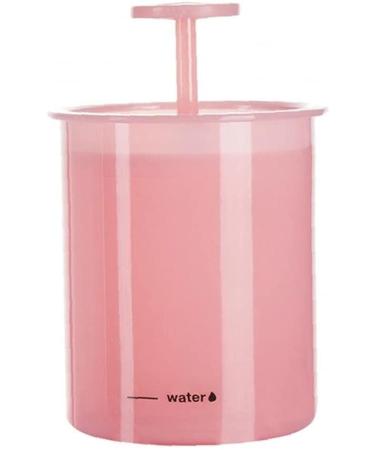 PULABO Facial Cleanser Foam Makeup Washing Bubble Maker Travel Household Rich Foam Maker Cup Pink Convenient