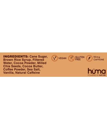 Huma Chia Energy Gel Caf Mocha 2x Caffeine - Premier Sports Nutrition for Endurance Exercise (24) - Buy Online on GoSupps.com