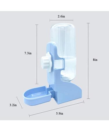 Mcgogo Rabbit Guinea Pig Water Bottle 17oz - Blue Automatic Dispenser - Buy Online on GoSupps.com