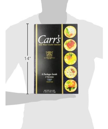 Carr's Table Water Crackers Selection - 25.5 oz | Premium Assorted Crackers - Buy Online on GoSupps.com