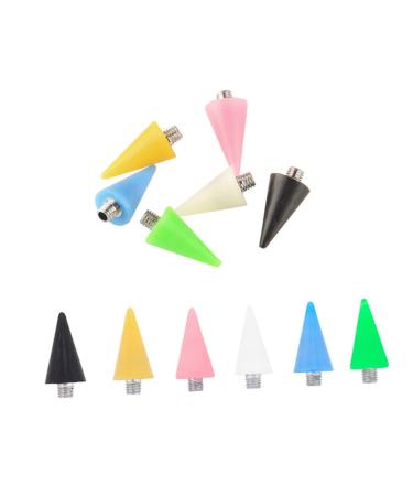 Ipetboom 1 Wax Nail Dotting Pen Nail Rhinestones for Acrylic Nails Nail Picker Wax Heads Nail Pen Tip Nail Point Pen Head Acrylic Pen Tip Dotting Pen Head Drilling Pen Double Head