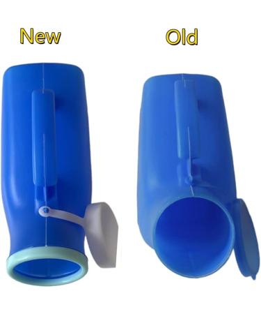 YUMSUM Urinals for Men Portable Urinal 1200ml34 Ounce for Hospital Camping Car Travel Home 2 Pack (New Blue) - Buy Online on GoSupps.com