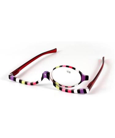 BOKIOESDE Magnifying Glasses Makeup Tool Cosmetic Lens Multipurpose Practical Auxiliary Women Supplies Single Line Space Saving 4.0 +4.0 - Buy Online on GoSupps.com