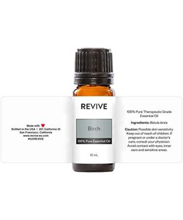 Birch Essential Oil by Revive Essential Oils - 100% Pure Therapeutic Grade for Diffuser Humidifier Massage Aromatherapy Skin & Hair Care - Buy Online on GoSupps.com