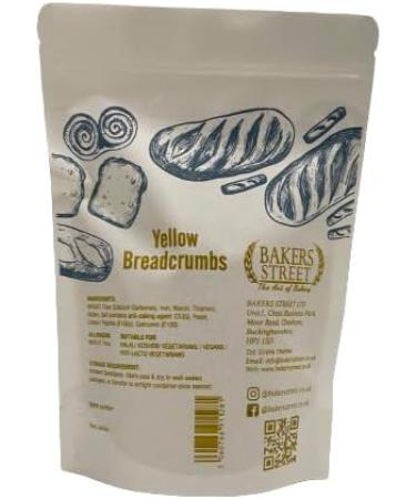 Bakers Street | Yellow Breadcrumbs 300g Packet | Pure Yellow Colour Breadcrumbs Make Crunchy and Tasty - Buy Online on GoSupps.com