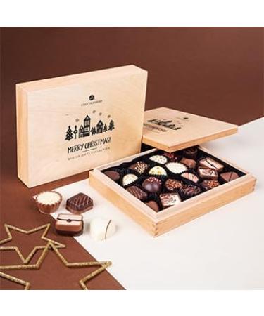  CHOCOLISSIMO LightPremiere-Christmas Chocolate Box | 20 Chocolates | Christmas Chocolate Box | Assorted Pralines | Men | Women | Grandfather | Grandmother | Boy | Girl | Gift Idea | 250g - Buy Online on GoSupps.com