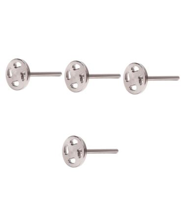 FRCOLOR 4pcs Foot Bearings Wisking Tool Electric Nail Tool Electric Foot Bearing Electric Grinders Sandpaper Bearing Flower Clips Pedicure Stainless Steel Mandrel