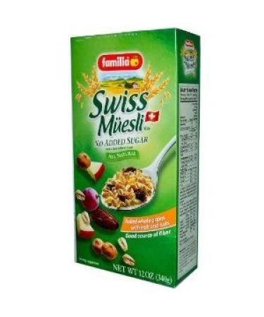 Familia Swiss Muesli - No Sugar, 12-Ounce