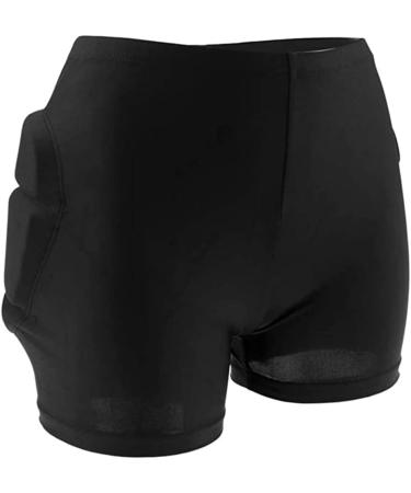 LIUHUO Hip Pad Protector Padded Shorts - Black Small for Ski, Roller Skating, Snow Crash - Tailbone & Butt Protection - Buy Online on GoSupps.com