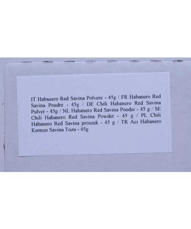 DAMUNE SL Red Habanone Red Savina 45 g - Buy Online on GoSupps.com