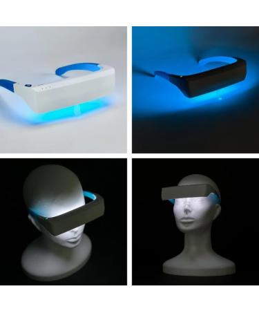 UVtech BLUE-2 Pro Light Therapy Glasses | 2-in-1 Blue & White Light for Enhanced Energy & Awakening | International Shipping Available - Buy Online on GoSupps.com