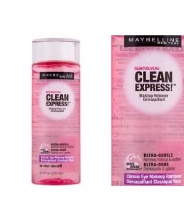 2 Pk Maybelline New York Clean Express Classic Eye Makeup Remover 4 Fluid Ounce
