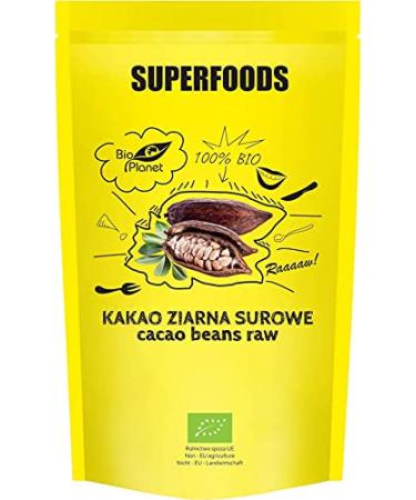 BIO PLANET Organic Raw Cacao Beans 200g - BIO PLANET