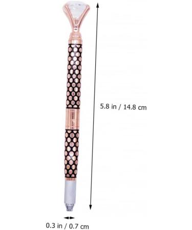 Healvian 3 Embroidery Pen Eyebrow Pen Brow Pencil Makeup Supply Aluminum Alloy Golden - Buy Online on GoSupps.com