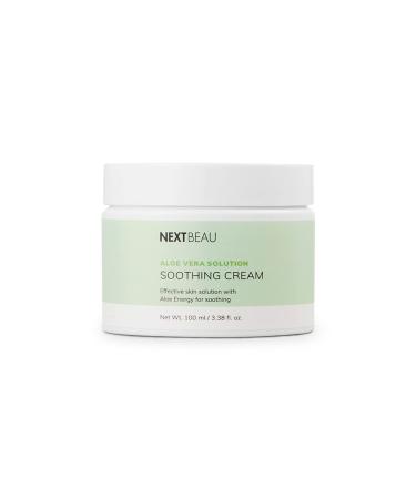 Aloe Vera Solution Soothing Cream 10.48 fl. oz - Hypoallergenic Moisturizer for Dry Skin | Korean Skincare - Buy Online on GoSupps.com