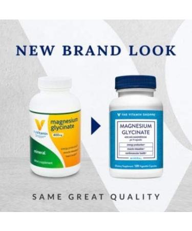 High Potency Magnesium Glycinate 400mg Capsules - Energy Support, Muscle Relaxation & Heart Health Boost - 120 Count - Buy Online on GoSupps.com