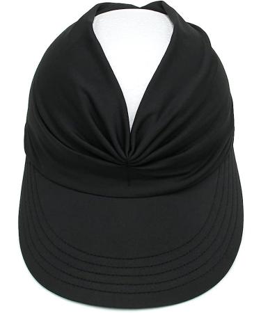 Women's UV Protection Sun Hat with Wide Brim - Ideal for Sports, Beach, Golf, and Hiking - Black - Buy Online on GoSupps.com