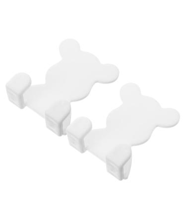 Doitool 2st razor wake hook hook razor tool holder shower shaver holder razor and brush holder shower hook sticky hook razor supply plastic hanging household man