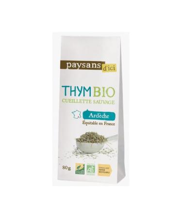 Organic thyme in sachet