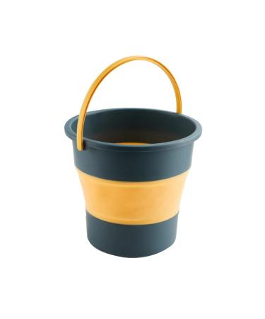 cogae Bucket Plastic Bucket Telescopic Portable Foot Bucket Foldable Portable Car Wash Bucket Easy to Use A As Shown