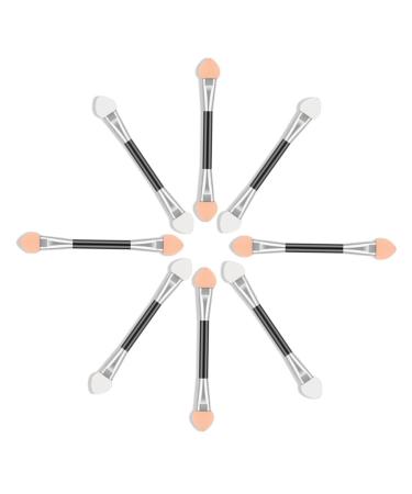 Hemoton 50pcs Women Eyeshadow Brush Eyeshadow Sponge Brush Tipped Oval Makeup Tool Makeup