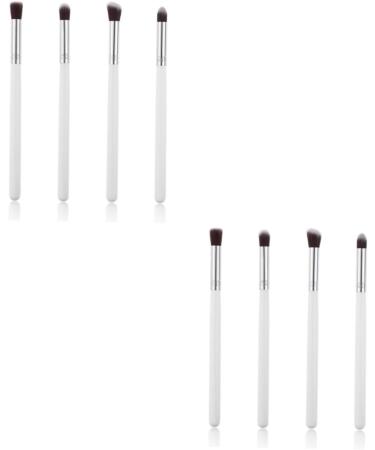 Baluue 8 Pcs Eye Make-up Brush Kit Eye Kits Concealer Brush Makeup Medium Eyeshadow Brush Blush Brush White - Buy Online on GoSupps.com