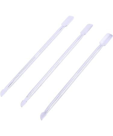 Nail Cutter Stainless Steel Cleaner Serving Spoon Made of Metal Nail Dead Skin Pusher Cuticle Spoon Pusher Spoon Pusher for Cuticle Detergent Pusher Suite - Buy Online on GoSupps.com