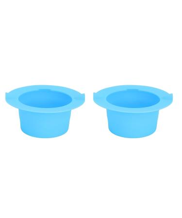 Replacement Wax Warmer Pots - Professional 400ml x2 Silicone Heating Inserts | Heat-Resistant Hair Removal at Home (Blue) - International Shipping - Buy Online on GoSupps.com