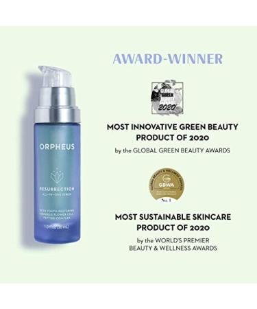 ORPHEUS All-In-One Plant Stem Cell Face Serum - Award Winning Vegan Anti-Aging Formula with Collagen Peptide Complex Hyaluronic Acid Niacinamide & Vitamin C - 1.0 oz - Buy Online on GoSupps.com