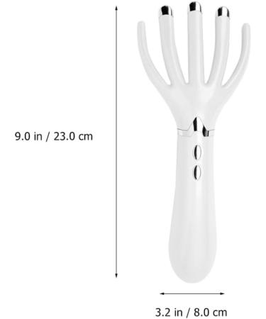 Magiclulu Massagekamm Hair Treatment - Strong Vibration Scalp Massage Comb for Hair Care | Simple Design ABS Brush | International Shipping Available - Buy Online on GoSupps.com
