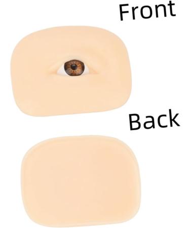 Mikinona Makeup Practice Skin Eye Makeup Fake Skin Makeup Practice Supply Skin Training Tool 6.9x5.2cm As Shown 2 - Buy Online on GoSupps.com