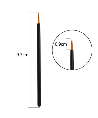 Buy SOLUSTRE 50pcs Disposable Eyeliner Brush Applicators - Premium Black Eyeliner Wands for Makeup - International Shipping Available - Buy Online on GoSupps.com