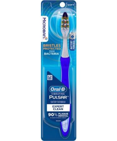 Oral-B Pro-Health Pulsar Battery Powered Toothbrush - Soft Bristles Vibrant Colors 1 Count | International Shipping Available - Buy Online on GoSupps.com