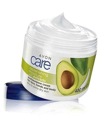 Avon Care Replenishing Moisture with Avocado Multi-Purpose Cream - 400ml | Hydrating Skin Care for All Skin Types | International Shipping Available - Buy Online on GoSupps.com