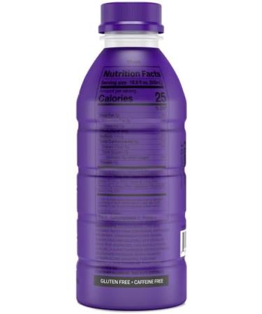 Extremely Rare Prime Hydration Grape 12 Pack (12 Bottles - 16.9 Fl Oz Each) - Buy Online on GoSupps.com