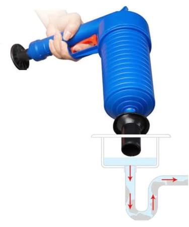 Powerful Drain Pump & Pipe Dredge | Efficient Tool for Unclogging Toilets & Floor Drains | International Shipping Available - Buy Online on GoSupps.com