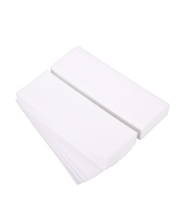 Lot de 100 bandes de cire en papier non tiss pour pilation des bras jambes visage aisselles poils et sourcils
