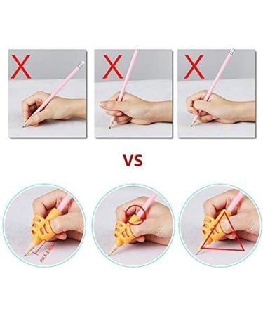 CHENGJIA Writing Aid for Kids - Pencil Grip for Children (8 Pieces) | Improve Pen Holding & Writing Skills - Buy Online on GoSupps.com