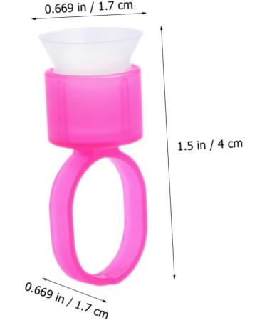 50pi ces Anneaux Plastique Pour Extensions De Cils Support Colle Pigment Pour Tatouage Et Grafting Outil Pratique Pour Artistes Et D butants - Buy Online on GoSupps.com