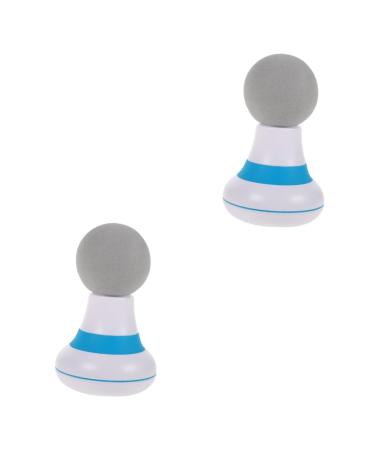 Beaupretty 2 sets mini massage device portable massage lying portable massage device deep massage device household appliances body muscle massage massage pocket massage device Handal tools ABS white