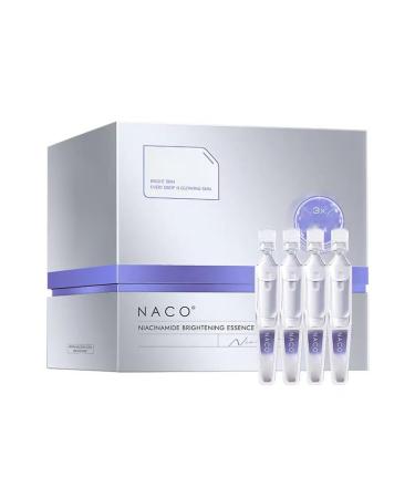 1 Box Naco Nicotinamide Ampoule Gentle And Fresh Essence Moisturizing Lifting the Skin Remove Yellowness Essence 1.2ml * 30 PCs