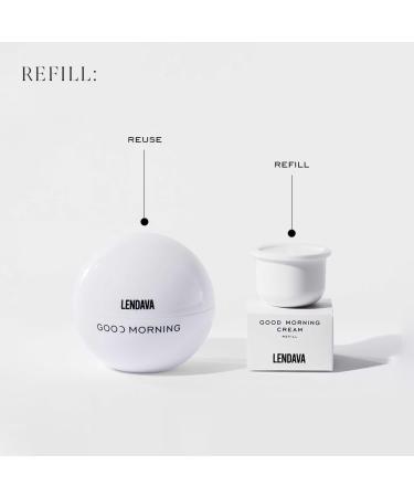 Good Morning Face Cream - Hydrating & Nourishing Moisturizer | Refill 1.7 oz | International Shipping Available - Buy Online on GoSupps.com