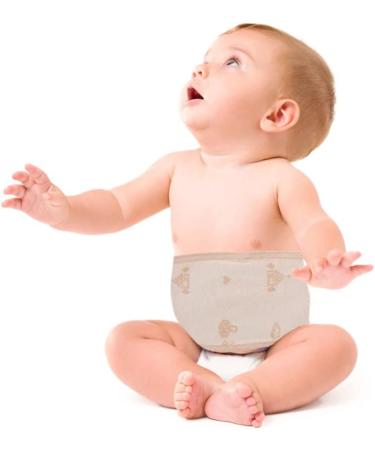 EXCEART 2Pcs Baby Belly Button Support Bands - Cotton Infant Abdomen Umbilical Cord Wrap for Colic Relief and Hernia Care - Buy Online on GoSupps.com
