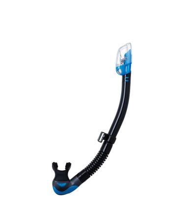 TUSA SP-0101 Hyperdry Elite II Scuba Diving Snorkel Black/Fishtail Blue