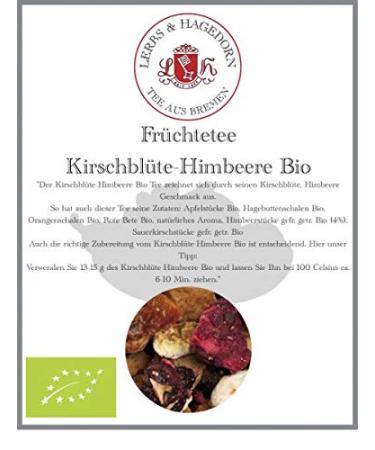 Lerbs & Hagedorn Lerbs & Hagedorn Organic Cherry Blossom/Raspberry Fruit Tea | Cherry blossom raspberry approx. 2 kg (160 liters) Organic apple pieces organic orange peel