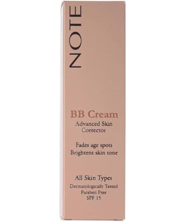 COSMETIC NOTE - Tinted Moisturizing BB Cream | All-in-one Makeup and Skincare | SPF 15 Protection and Intense Hydration | All Skin Types (300 LIGHT BEIGE) - Buy Online on GoSupps.com