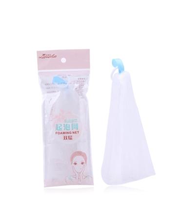 Housoutil Easy Shampoo Nylon Foam Sack - Drawstring Holder for Face Foam Soap | Double Layer Shower Pouch | Save Space & Time - Buy Online on GoSupps.com