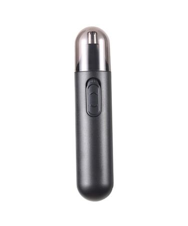 Ear and Nose Hair Trimmer Remover Stainless Steel Head Black Waterproof Dual Edge Blades Mute Motor with Cleaning Brush for Men